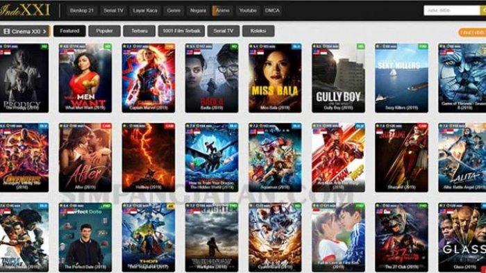 Jasa Pembuatan Website Streaming Movie Series Indoxxi Lk21 Layarkaca21 2500 Database Post Murah 