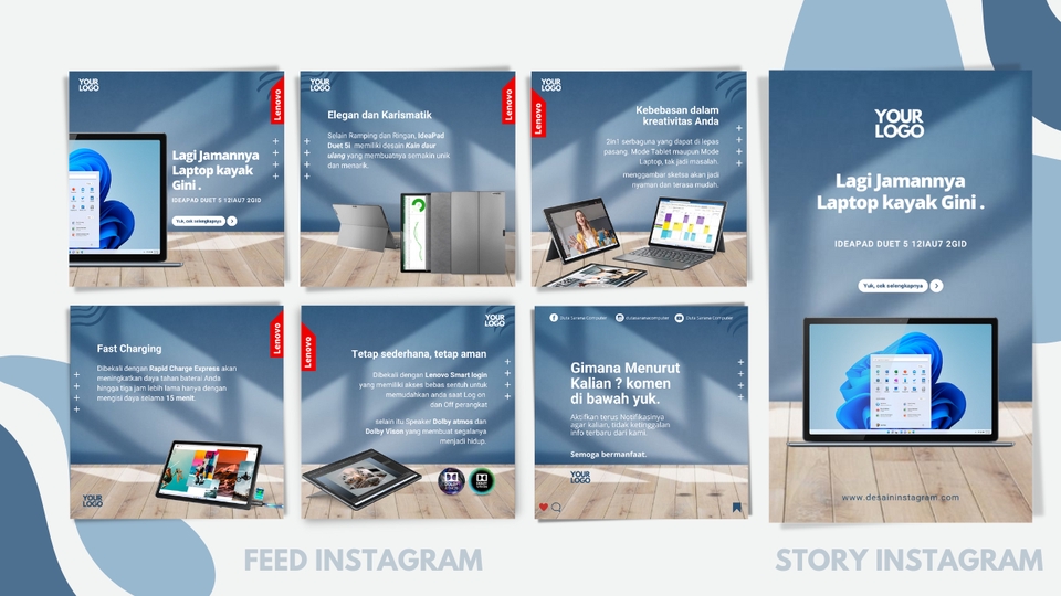 Banner Online - 20 DESIGN FEED INSTAGRAM - FACEBOOK - STORY - BANNER - HIGHLIGHT - 3