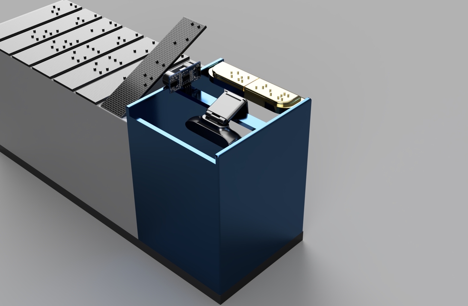 ทำโมเดล 3D - Cansat satellite 3D Design for Prototype - 9