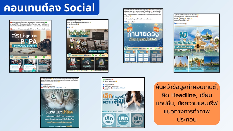 เขียนบทความ - รับเขียนบทความทุกประเภท SEO แคปชั่น คำโฆษณา คอนเทนต์ลง Social ใส่ใจงานสุดๆ งานด่วนแค่ไหนก็รับค่ะ - 8