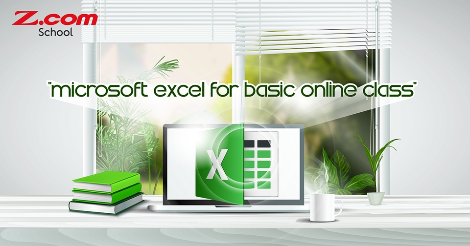 รับออกแบบแบนเนอร์ microsoft excel สำหรับเรียนออนไลน์