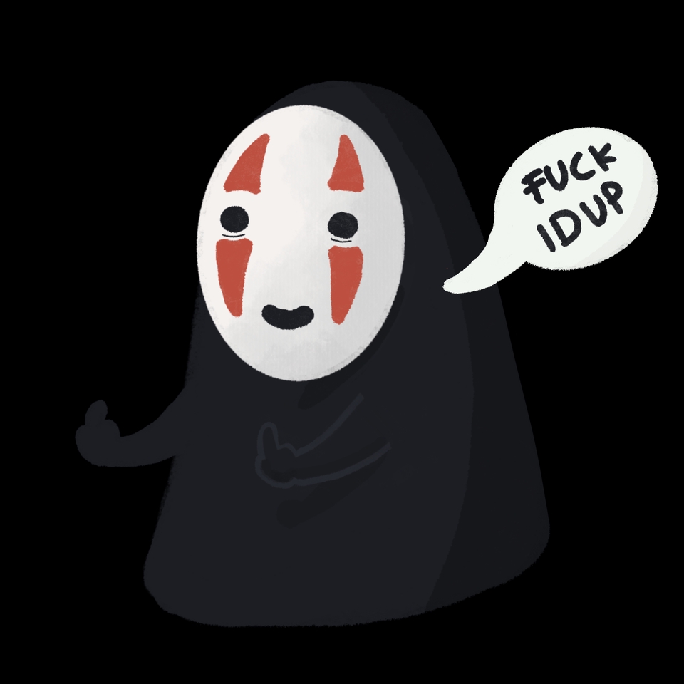 Desain karakter kartun No Face dengan desain unik dan menarik untuk branding atau ilustrasi. jasa desain karakter kartun, karakter unik, karakter lucu, karakter no face, desain karakter.