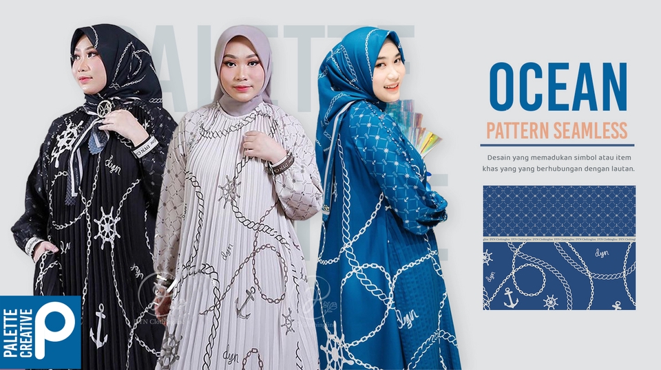 Jasa desain kaos wanita dengan motif ocean abstrak modern.  Desain baju casual wanita dengan tema laut yang unik dan menarik. Desain baju wanita distro  dengan tema laut, dengan warna biru putih.