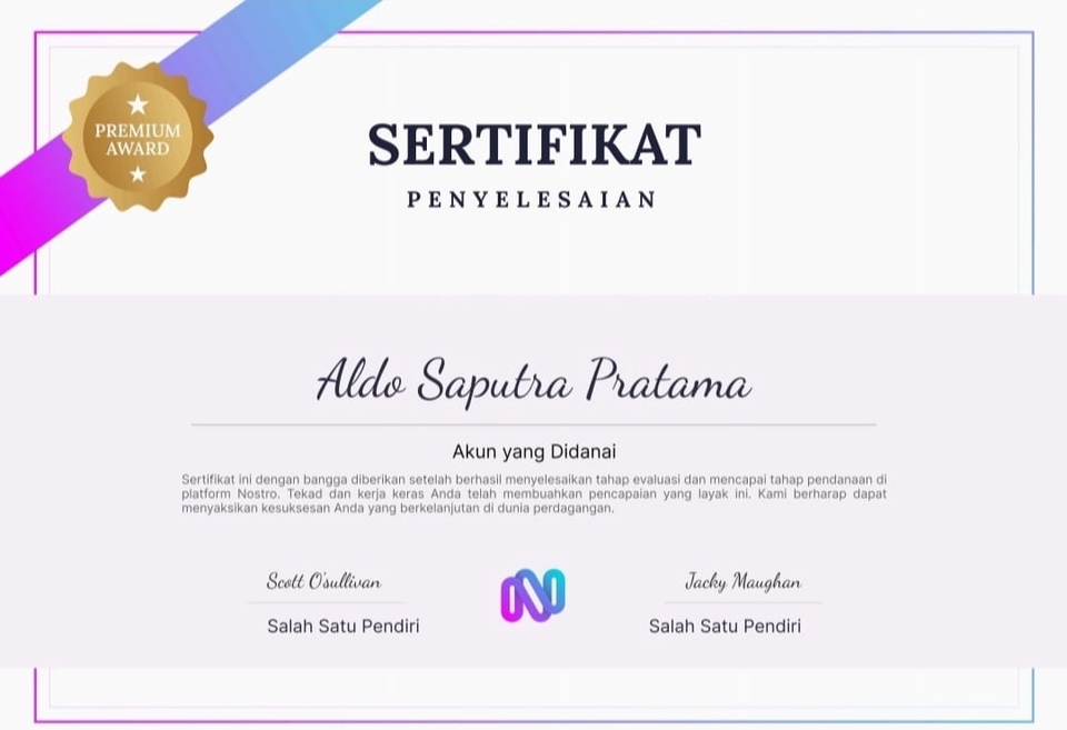 Jasa Lainnya - Menyelesaikan Fase Tantangan Akun Propfrim  - 3