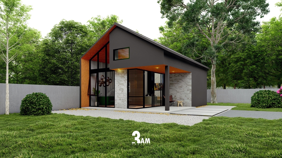 3D & Perspektif - Desain Rumah / Gambar Rumah 3D / Bonus video 3D - 6