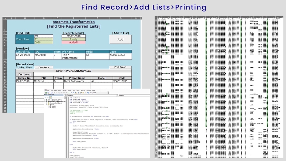 Desktop Application - Excel VBA-Macro - 1