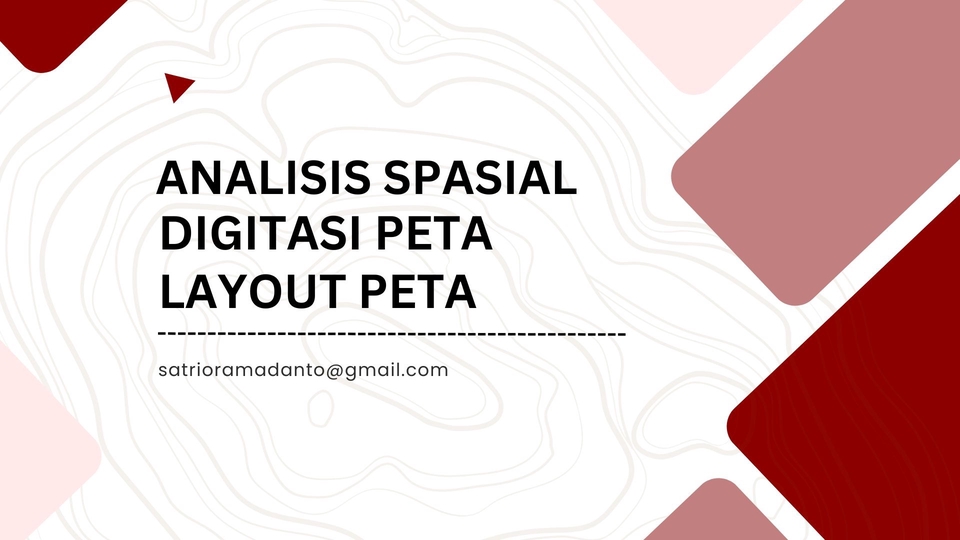Jasa Lainnya di Desain Grafik - Jasa Layout Peta | Digitasi Peta | Analisis Data Spasial