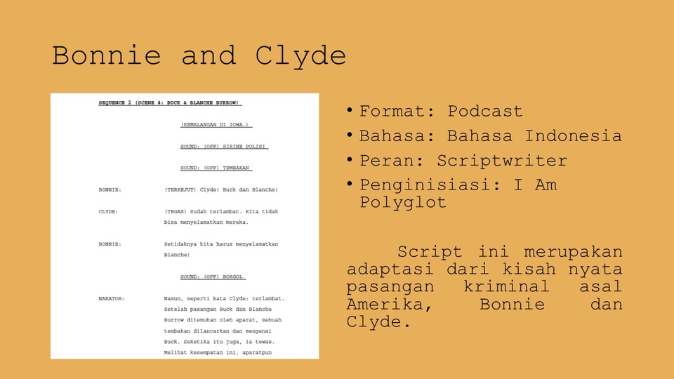 Penulisan Konten - Script Writing: Film, Podcast, Iklan, Teater dalam Indo - Eng - 4