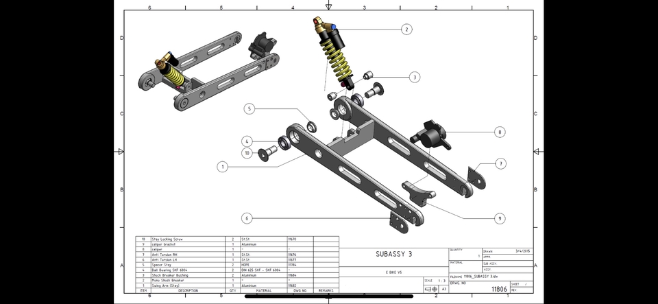 CAD Drawing - 2D & 3D Solidworks - Inventor - Autocad - 3