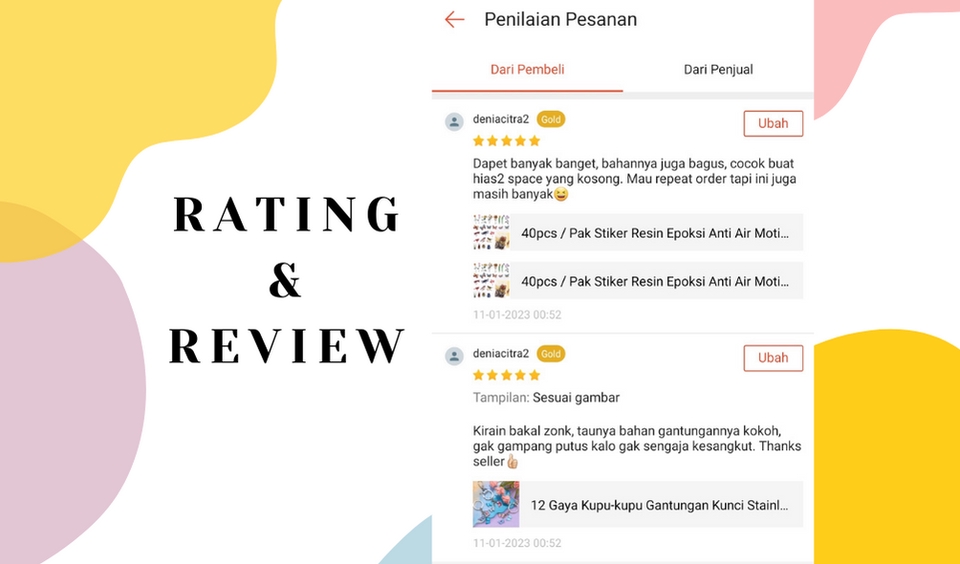 Memberi Review - Jasa Rating Bintang Lima & Review Menarik - 2