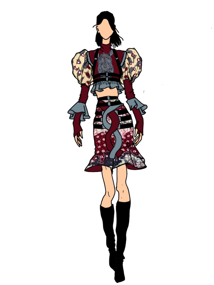 Desain Kaos & Motif - Design Busana Ilustrasi - 8