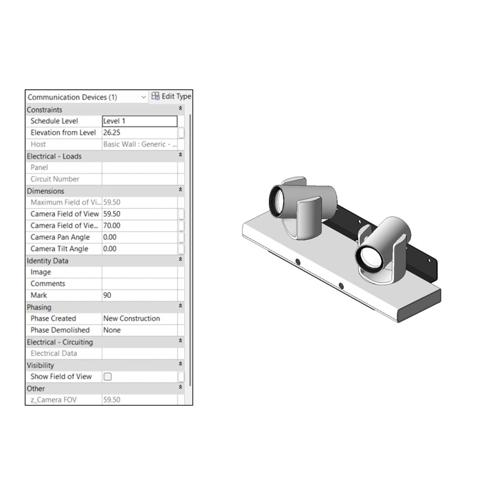 3d Static Model Revit Family | Parametric | Static model