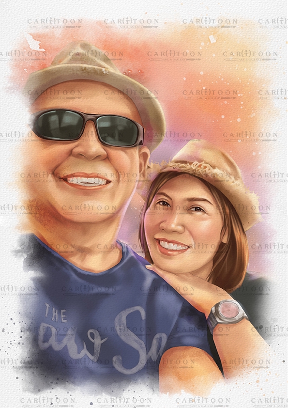 วาดภาพเหมือน Portrait - รับวาดภาพเหมือน portrait สไตล์สีน้ำ เทคนิคDigital painting - 21