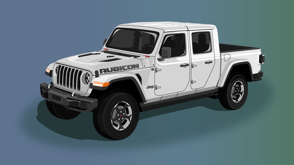 Gambar dan Ilustrasi - Desain keren & modern style ilustrasi vektor kendaraan dll - 1