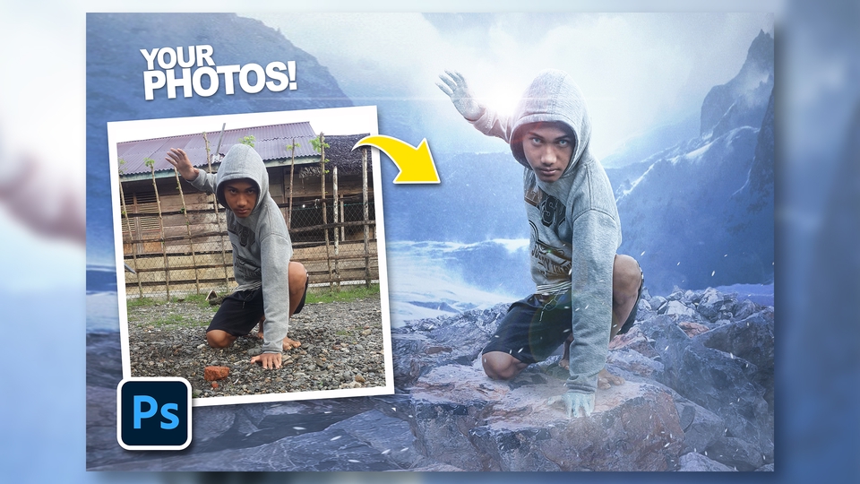 Edit Gambar & Photoshop - Edit manipulasi foto sangat nyata dan fantastis, dalam 1 hari - 1