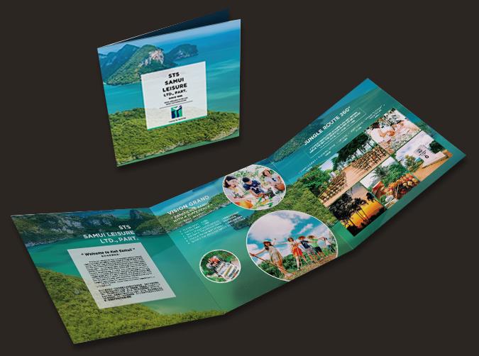 สื่อสิ่งพิมพ์และนามบัตร - Brochure and Leaflet - 2
