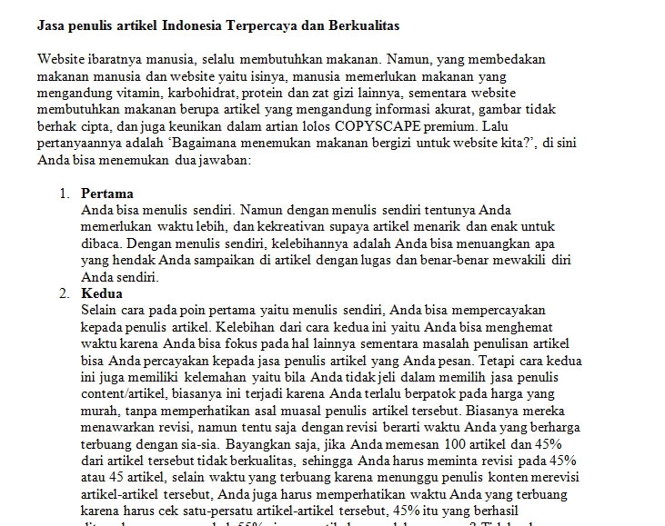 Penulisan Konten - Konten Artikel SEO 1 x 300 kata Rp 10.000,- (1 Hari Selesai) - 3