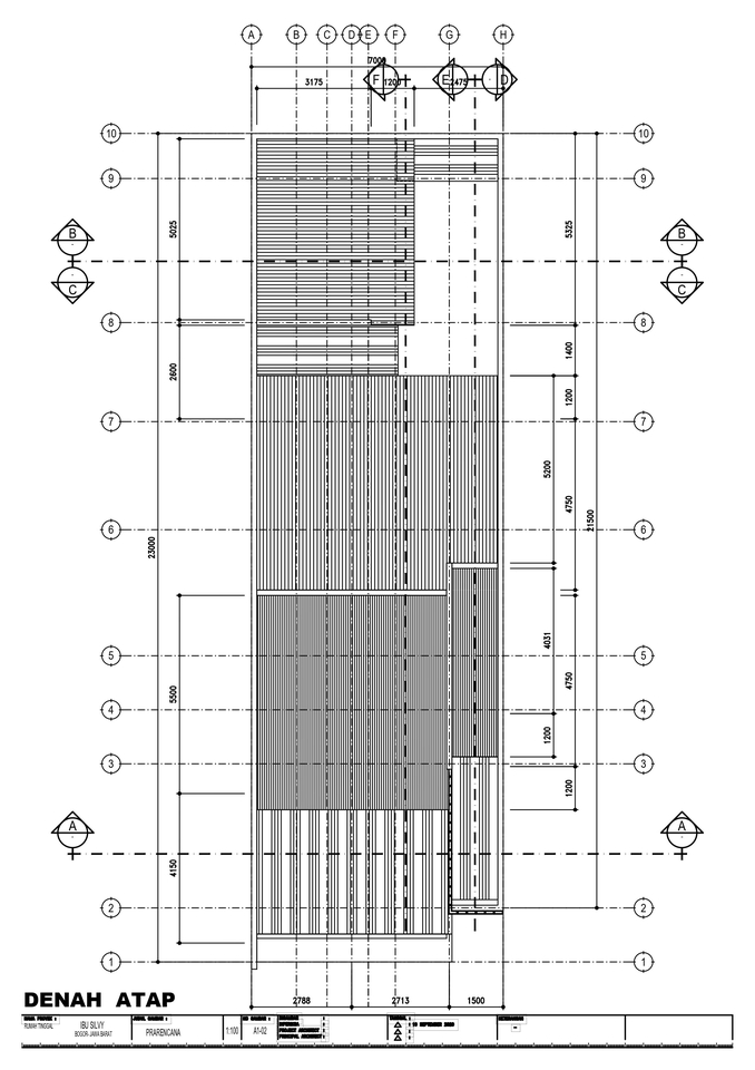 CAD Drawing - Desain Rumah 2D, 3D & RAB - 7