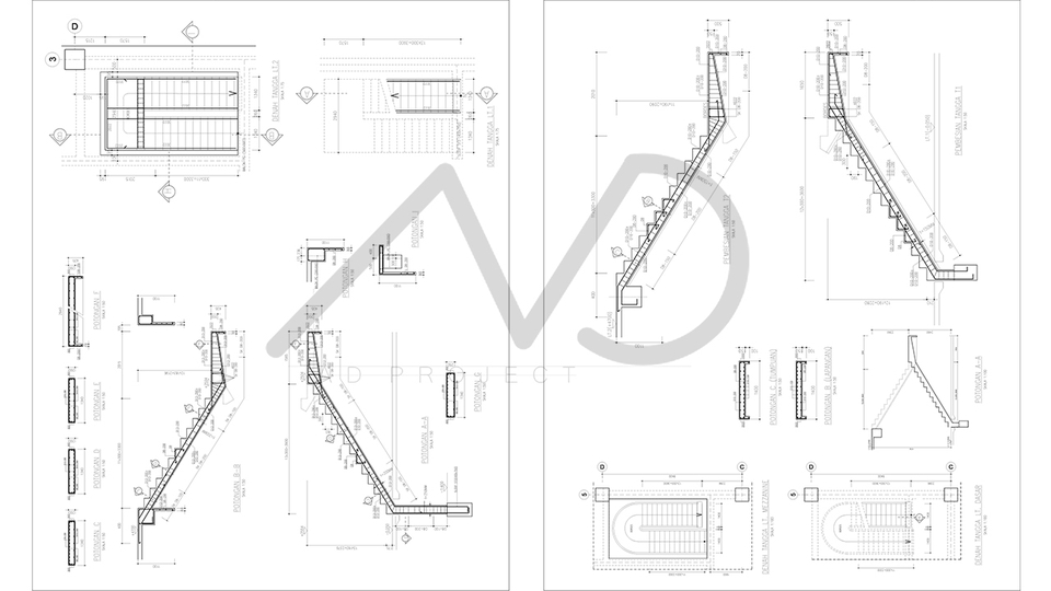 CAD Drawing - PEMBUATAN GAMBAR KERJA 2D AUTOCAD, IMB, RAB - 4