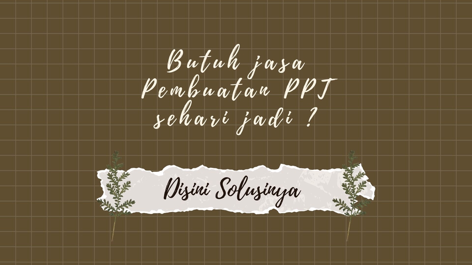 Jasa pembuatan presentasi powerpoint cepat, desain slide presentasi professional dan harga terjangkau