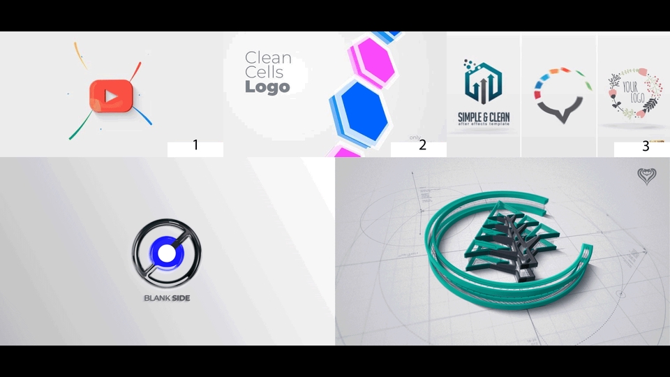 Jasa pembuatan animasi 3D profesional, video animasi 3D kreatif, desain logo 3D.