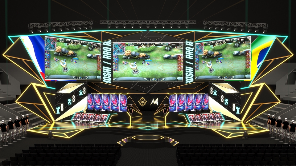 3D & Perspektif - 3D Set Designer. Stage Booth Exterior & Interior - 9