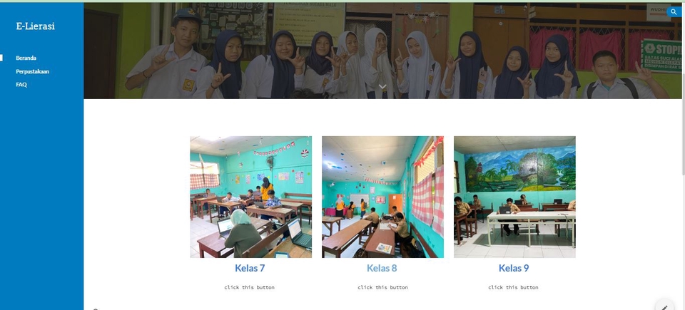 Jasa pembuatan website kelas 7, kelas 8, dan kelas 9 dengan desain responsif, harga murah, dan website berkualitas.