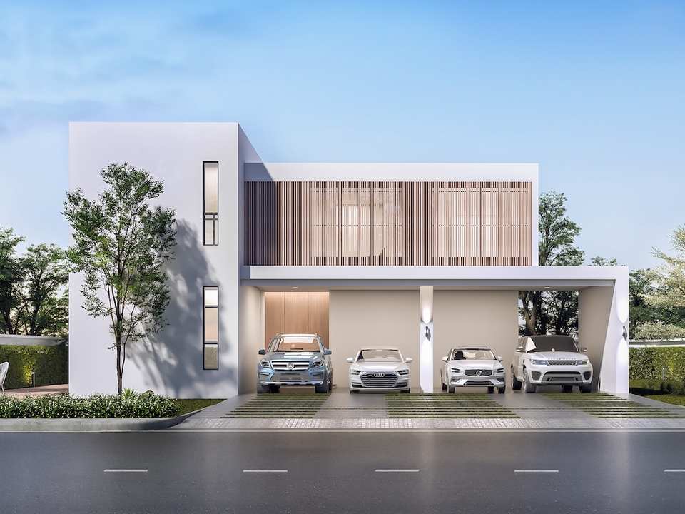 เขียนแบบวิศวกรรมและออกแบบโครงสร้าง - ออกแบบบ้านพักอาศัย "ขนาดใหญ่" - 4