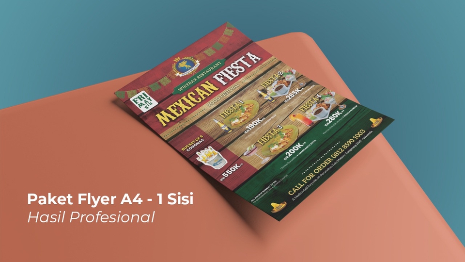 Digital Printing - Design Banner, Poster, Flyer, Brosur Profesional 1 Hari Jadi - 1