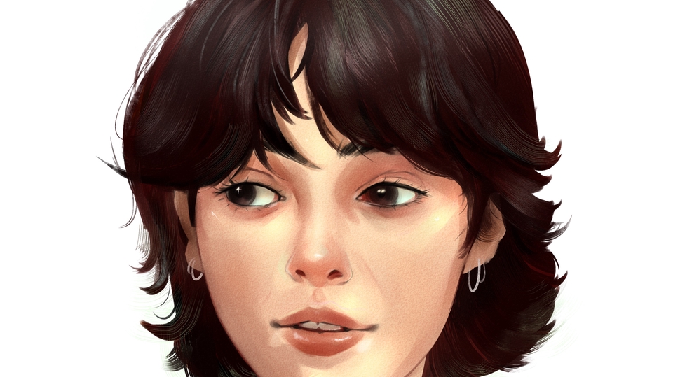 รับวาดรูปภาพบุคคล สไตล์ดิจิตอลเพ้นท์