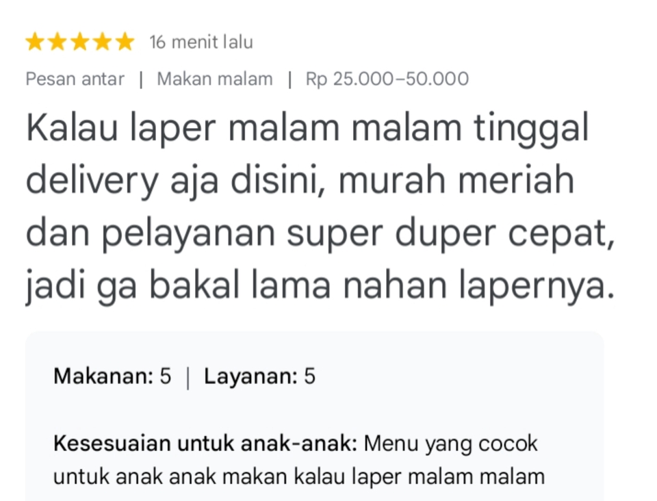 Memberi Review - Jasa Review Google Maps, 100% Human no Bot. Google verified - 3