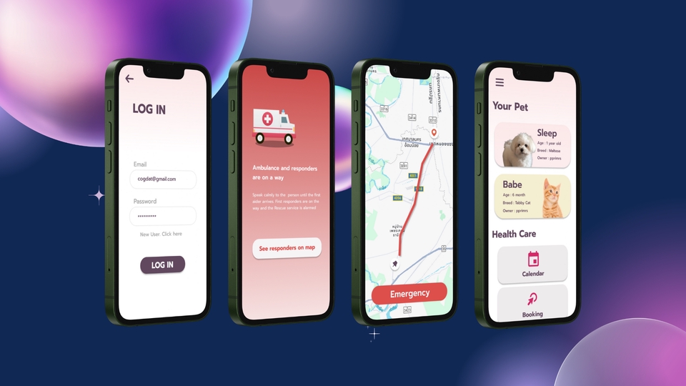 ออกแบบแอพพลิเคชั่น สำหรับดูแลสัตว์เลี้ยง