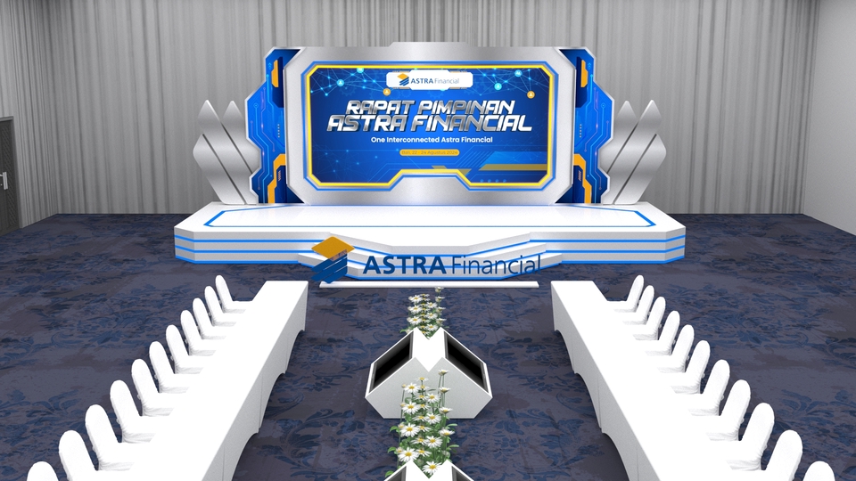 Jasa desain interior ruang rapat Astra Financial