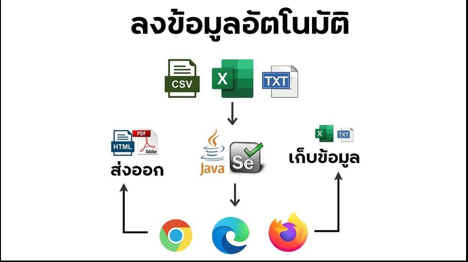 Desktop Application - โปรแกรมคีย์ข้อมูลลงเว็บไซต์อัตโนมัติ - 1