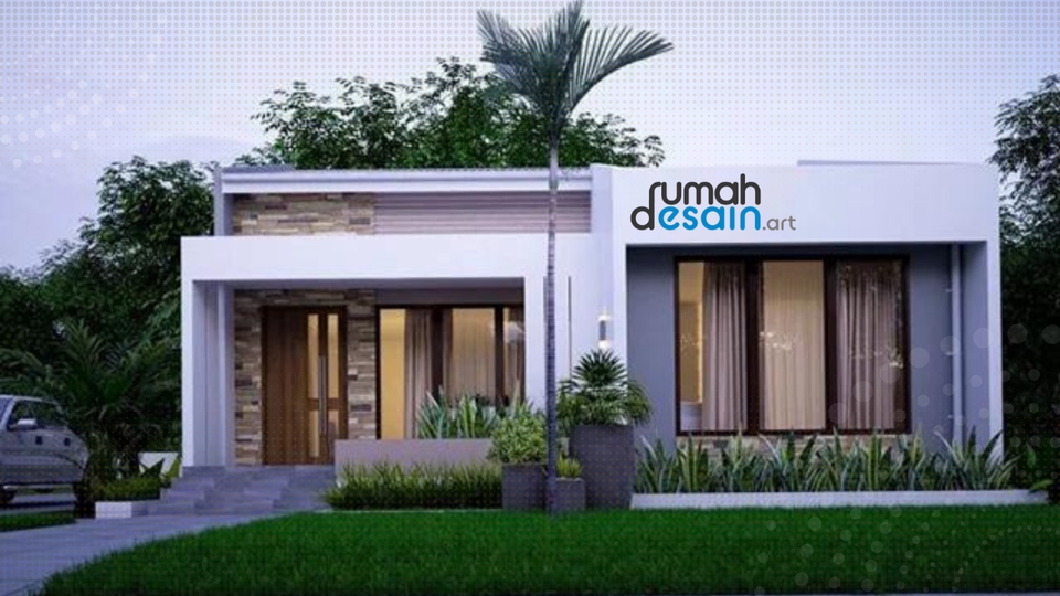 3D & Perspektif - Desain Rumah Modern Minimalis, Cafe, Villa, Restoran. Selesai 1 hari - 9