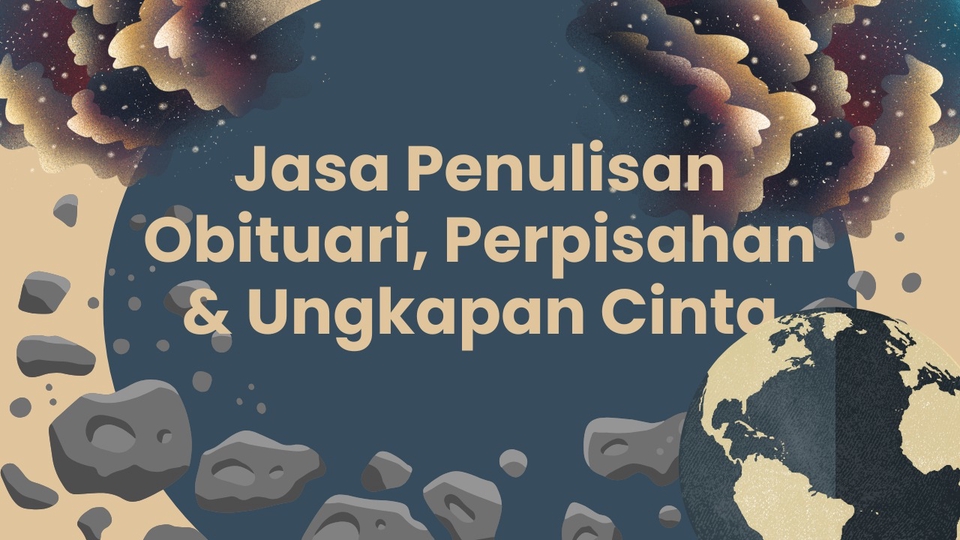 Jasa Penulis Artikel Berkualitas dan Bergaransi - Jasa Penulisan Obituari, kata-kata perpisahan, surat cinta, caption sosmed, dsb.