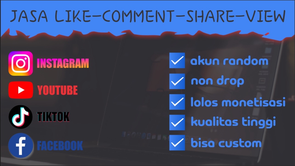 Tambah Followers - JASA COMMENT, LIKE, VIEW, SHARE SOCIAL MEDIA - 1