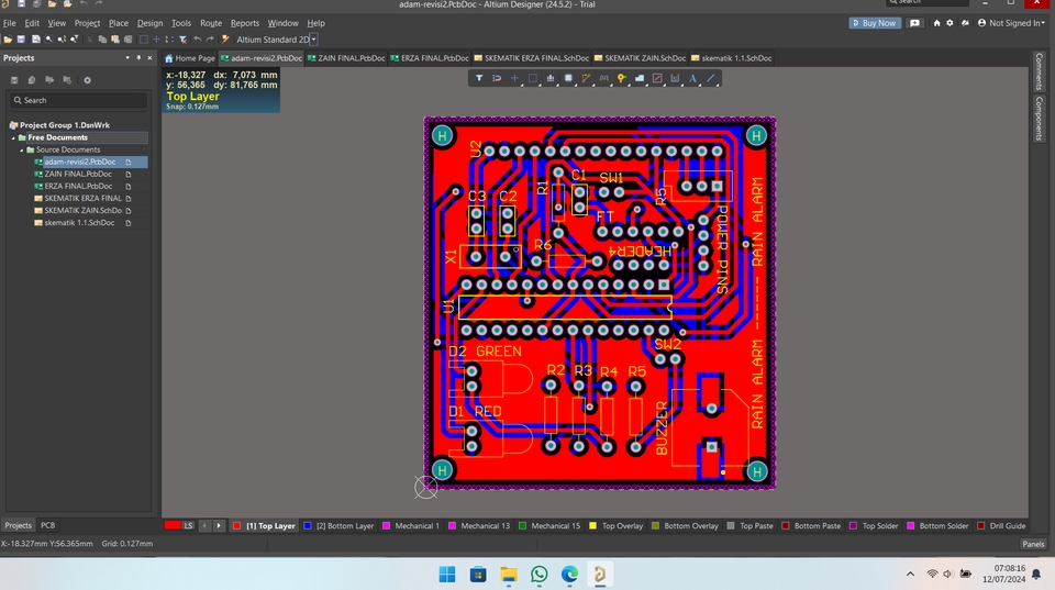 JASA PEMBUATAN PCB LAYOUT DAN SKEMATIK RANGKAIN ELEKTRONKA