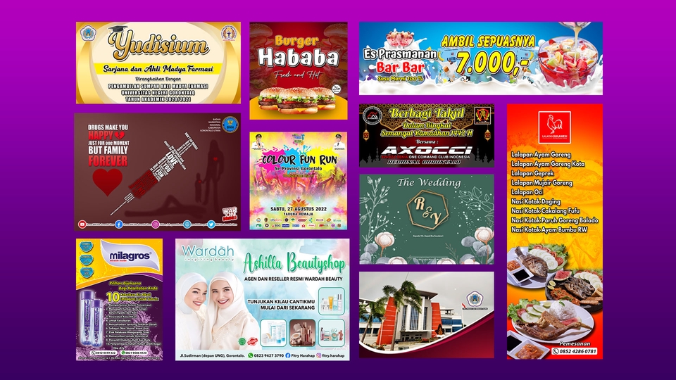 Banner Online - DESAIN BANNER ONLINE/OFFLINE (Cocok Untuk Sosial Media & Cetak) - 3