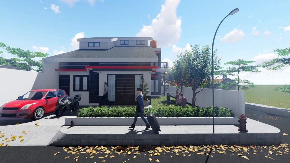 3D & Perspektif - Gambar Rumah & Bangunan Lain 2D, 3D dan Animasi - 3