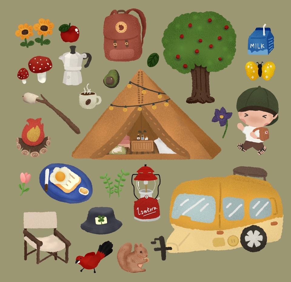วาดภาพประกอบ - รับวาดภาพประกอบสไตล์น่ารัก ๆ - 8