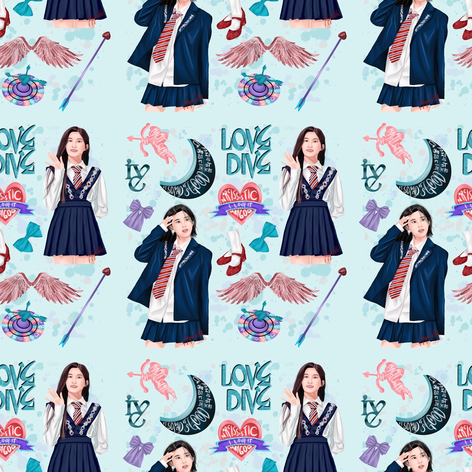 Desain Kaos & Motif - Seamless Pattern Design - 3