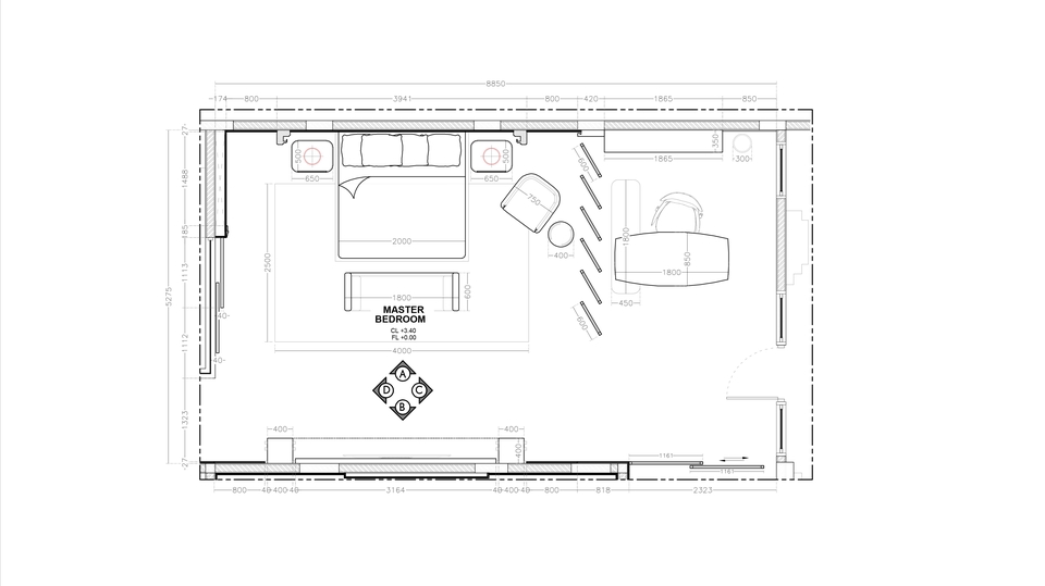 CAD Drawing - Gambar Kerja Interior - 1