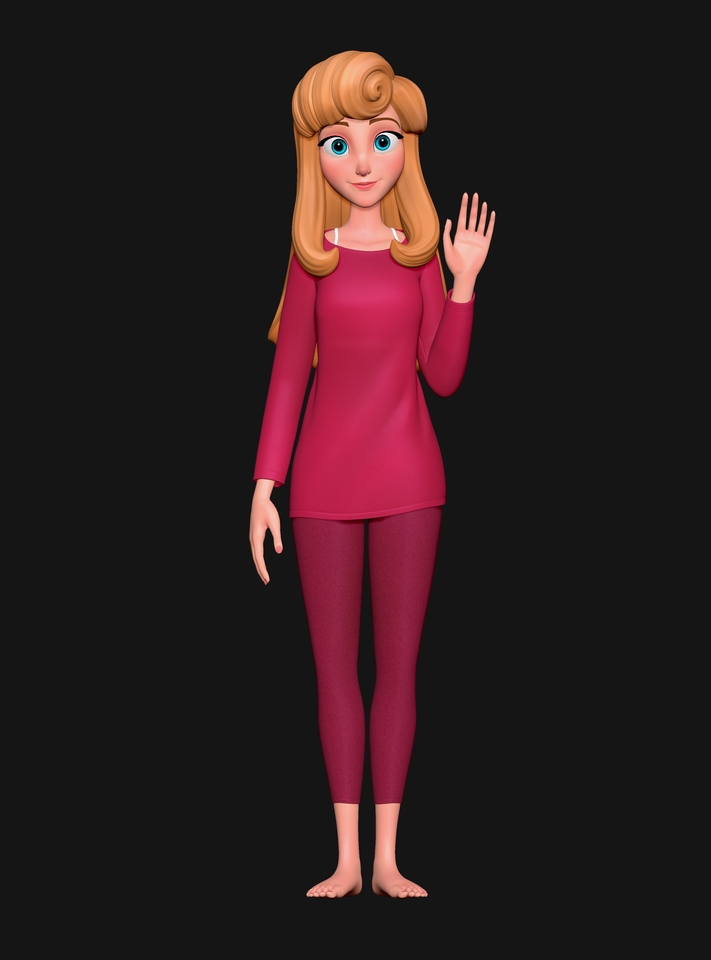 3D & Animasi - 3D Character Modeling - 14