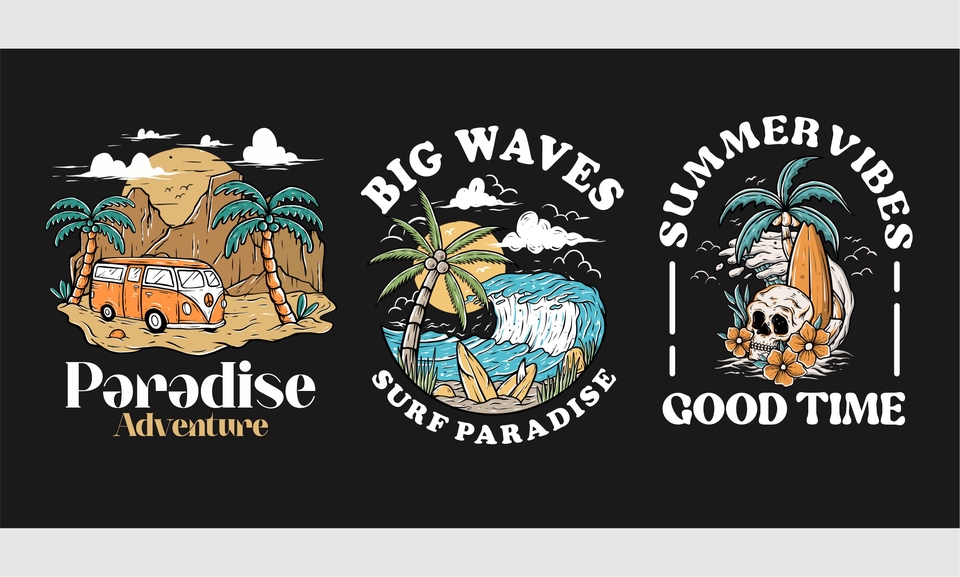 Desain Kaos & Motif - Desain Kaos Streetwear / Streetwear T-shirt Design - 3