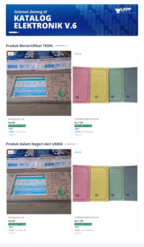Jasa Lainnya - Pendaftaran Katalog V.6.0 LKPP (Terbaru) - 3