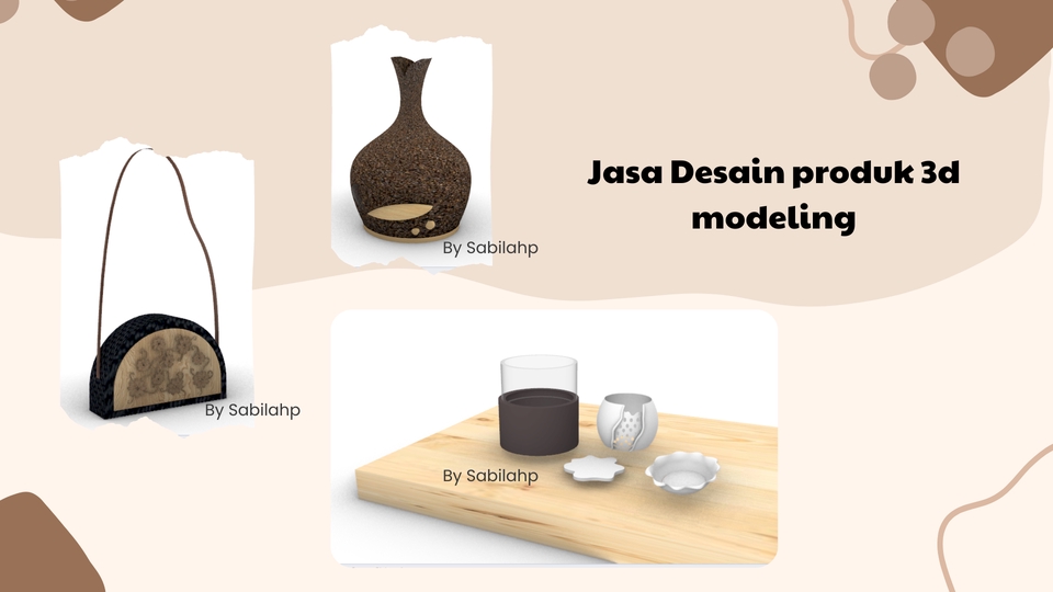 3D & Perspektif - Jasa Desain produk , packaging dalam bentuk 3d modeling - 3