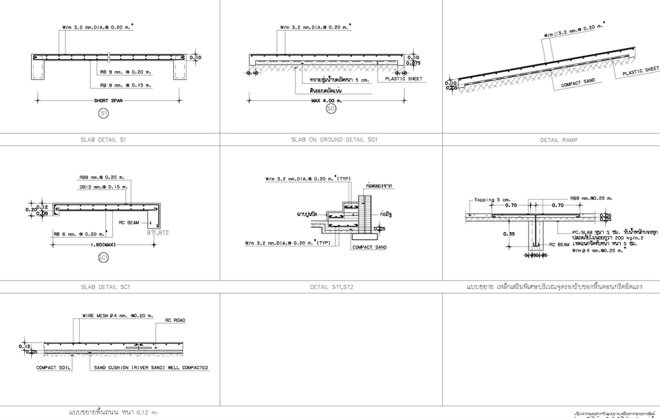 ออกแบบแปลน - เขียนแบบยื่นขออนุญาตก่อสร้าง,แบบก่อสร้าง,Draft แบบอาคารทุกประเภท - 13