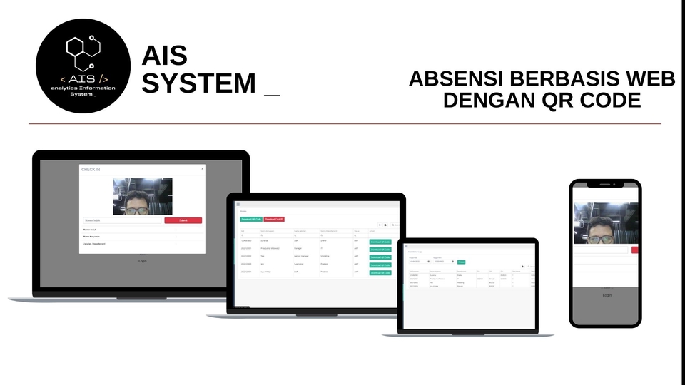 Web Development - Absensi QR Code web Based - 1