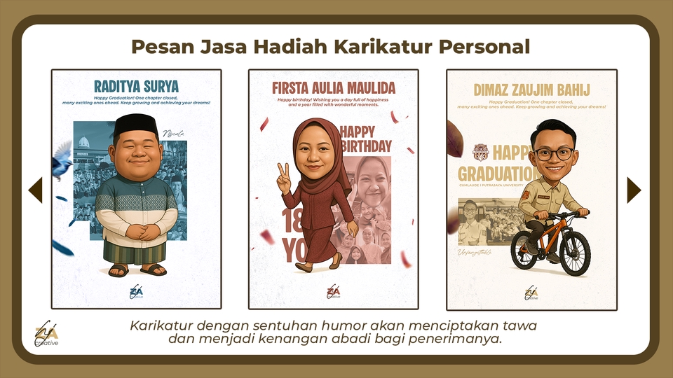 Karikatur - Jasa Desain Hadiah Karikatur Personal: Bikin Ngakak & Terkenang! - 3